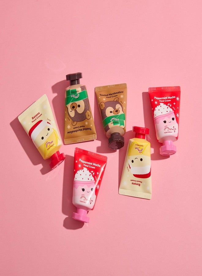 TONYMOLY x Squishmallows Holiday Hand Cream Set | Limited Edition Moisturizing Hand Cream Trio with Junie Banana, Hans Toasted Marshmallow & Ethel Peppermint Mocha | Soft, Hydrated Hands - Image 3